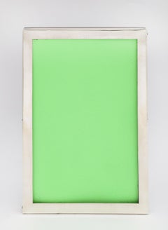 Edwardian Sterling Silver Wood-Backed Picture Frame
