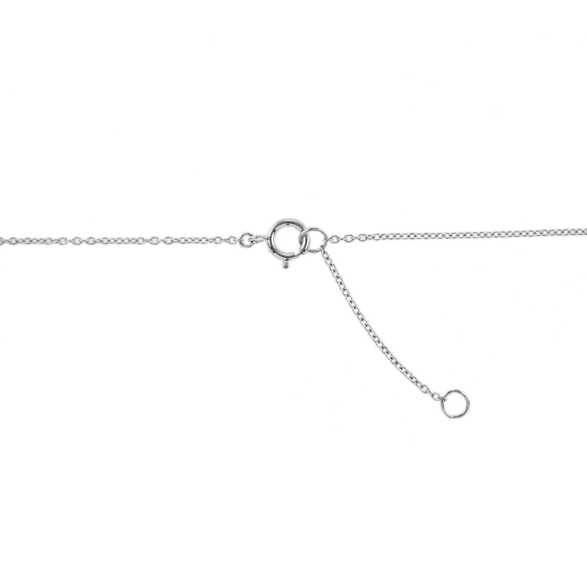 Collier Vintage en or blanc 18K de style Edwardien 15.39 Opale Ethiopienne et Diamant Neuf - En vente à Oakton, VA