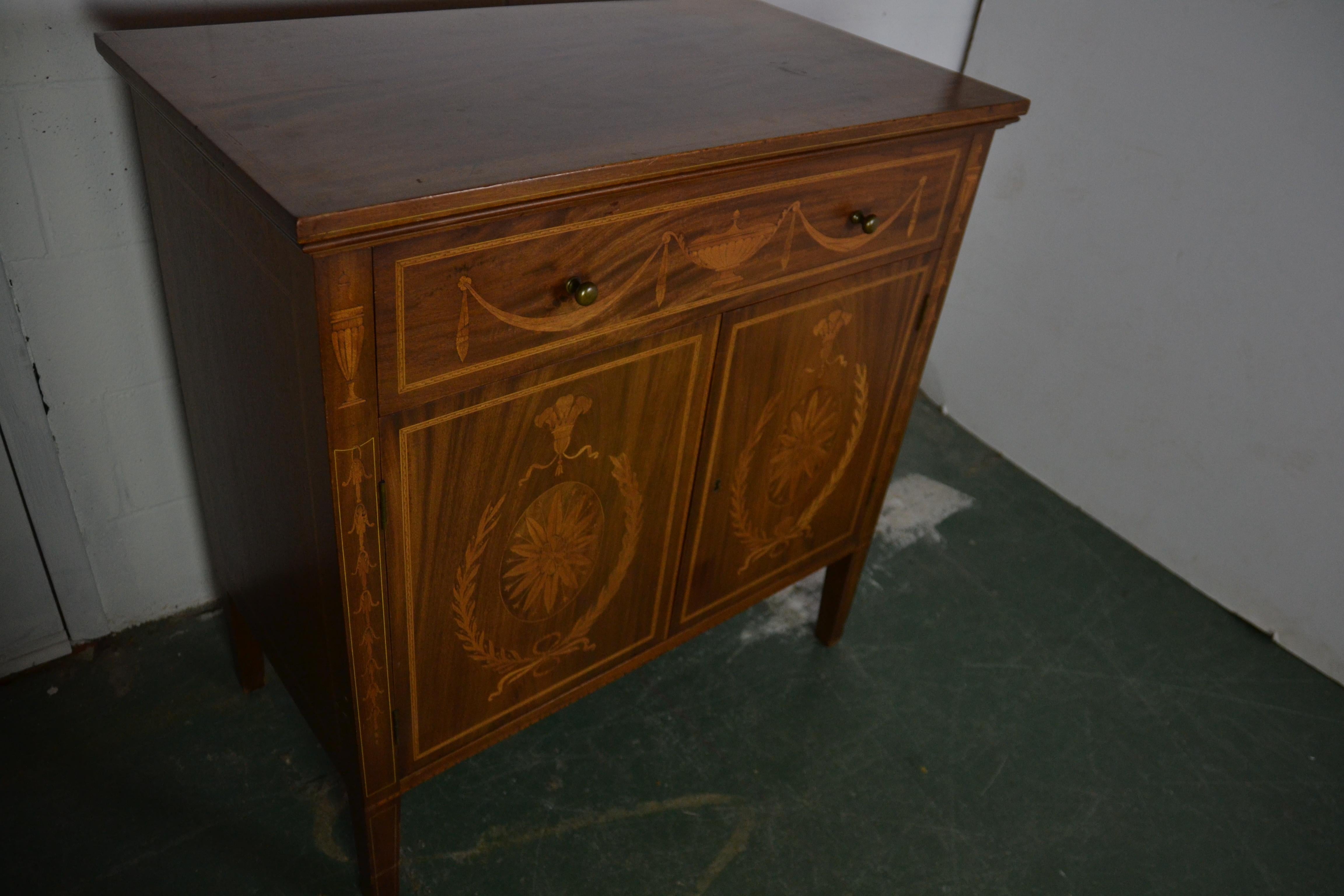 American Edwardian Style Cabinet by Potthast Brothers