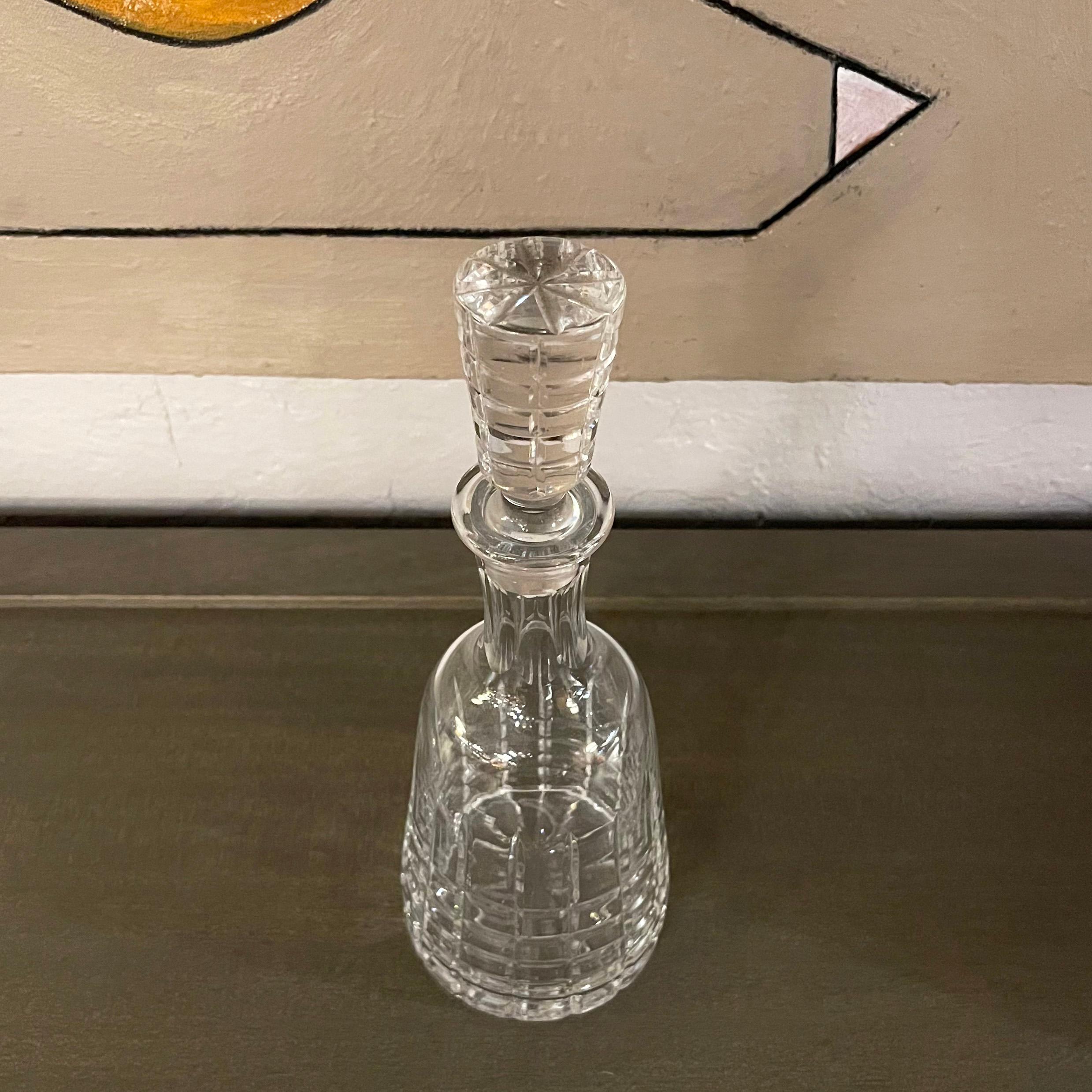 American Edwardian Style Cut Crystal Decanter For Sale