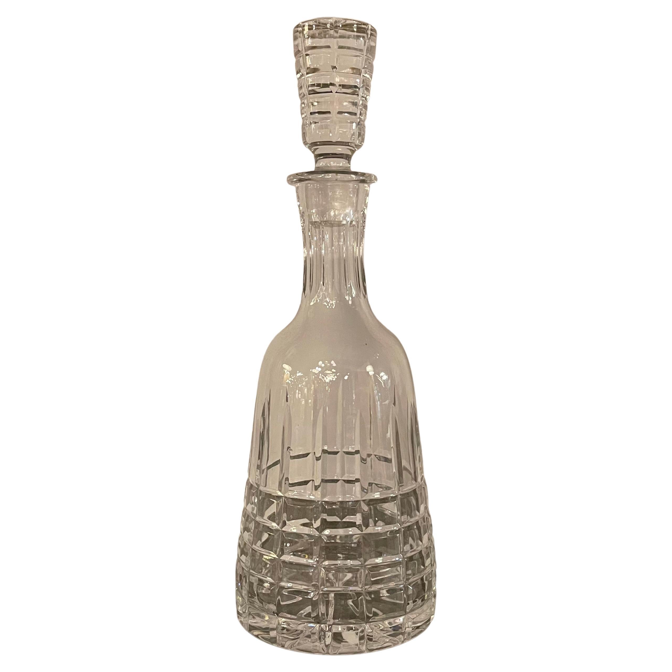 Carafe en cristal taillé de style édouardien en vente