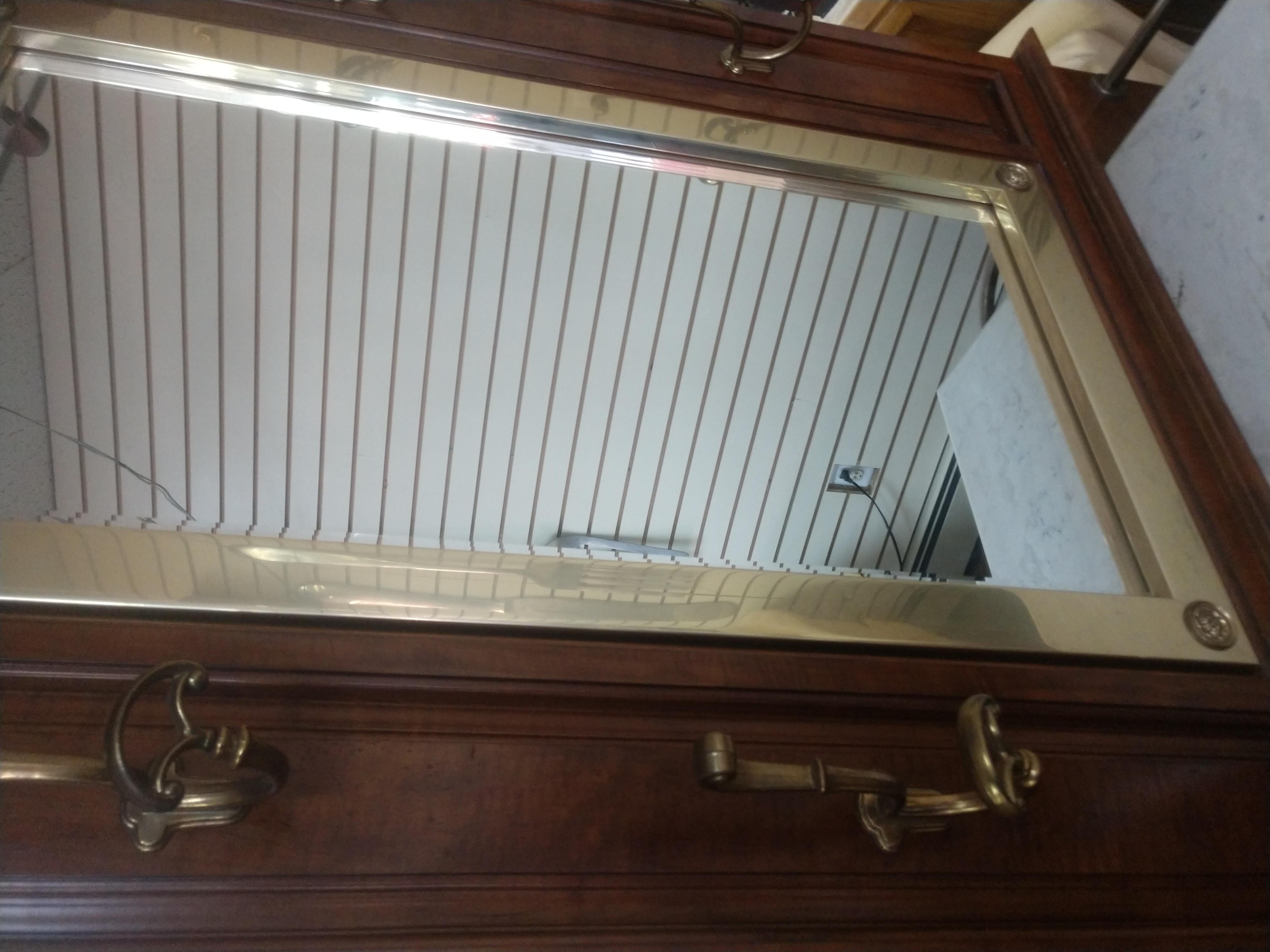 pulaski hall tree with mirror