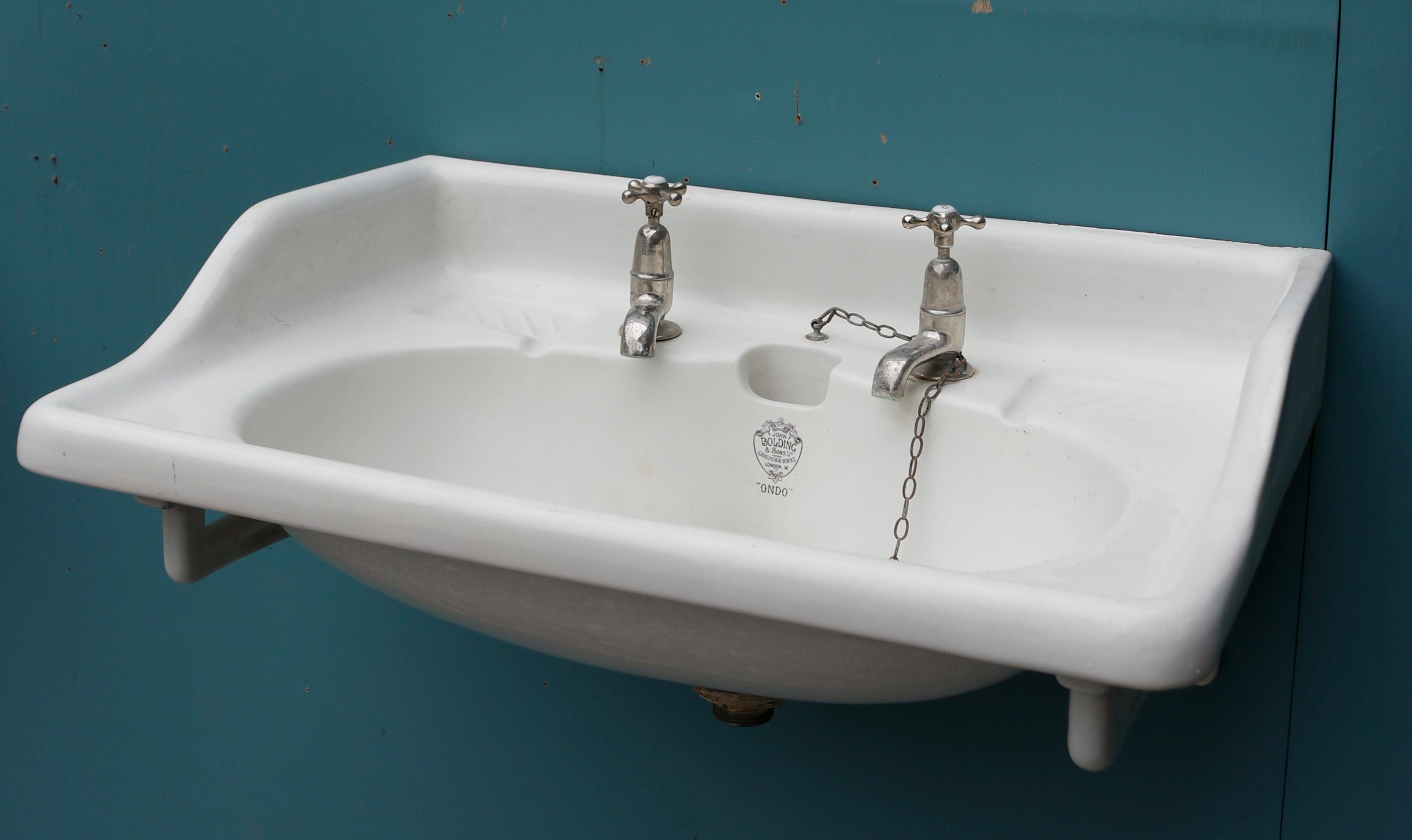 20th Century Edwardian Style John Bolding ‘Ondo’ Wash Basin For Sale