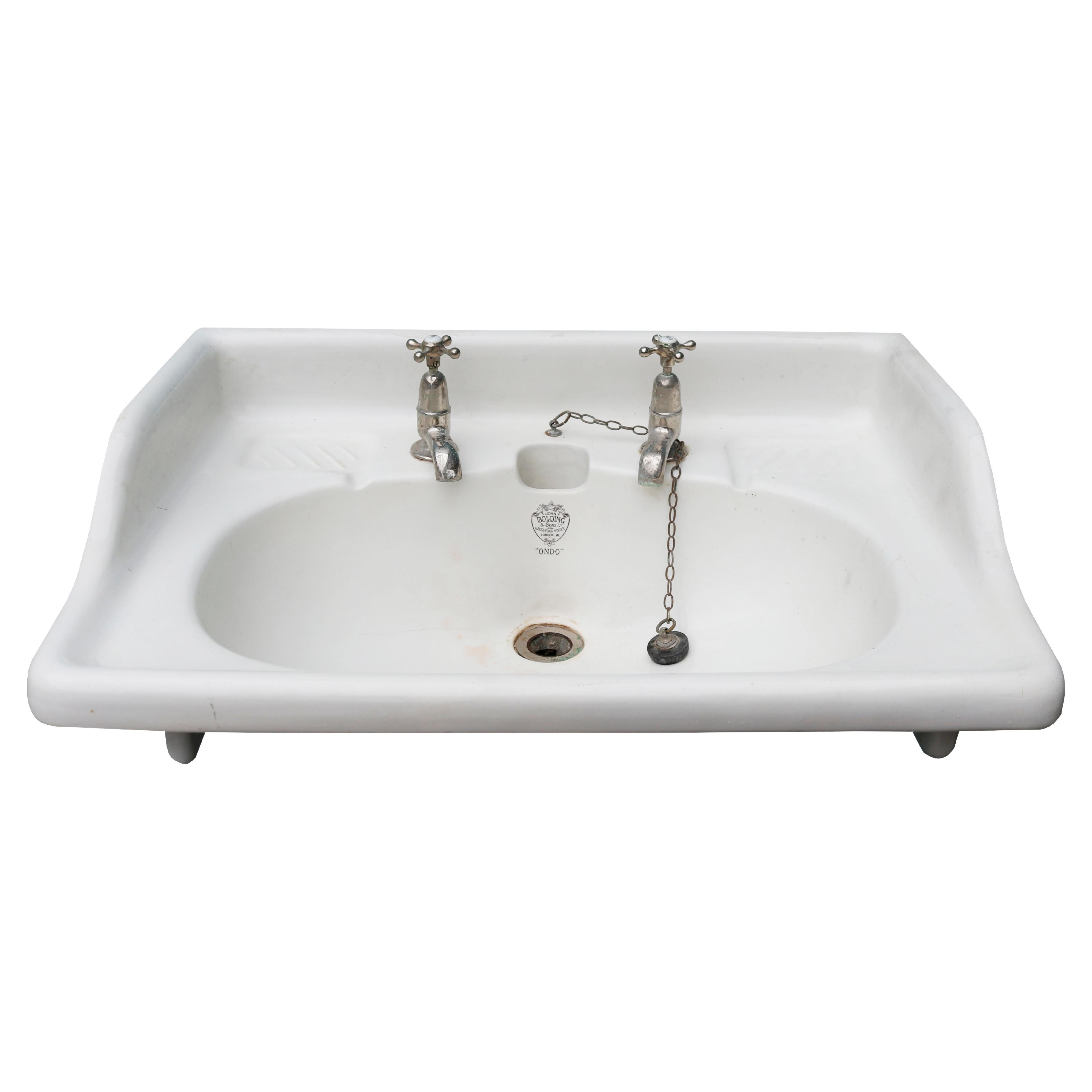 Edwardian Style John Bolding ‘Ondo’ Wash Basin For Sale