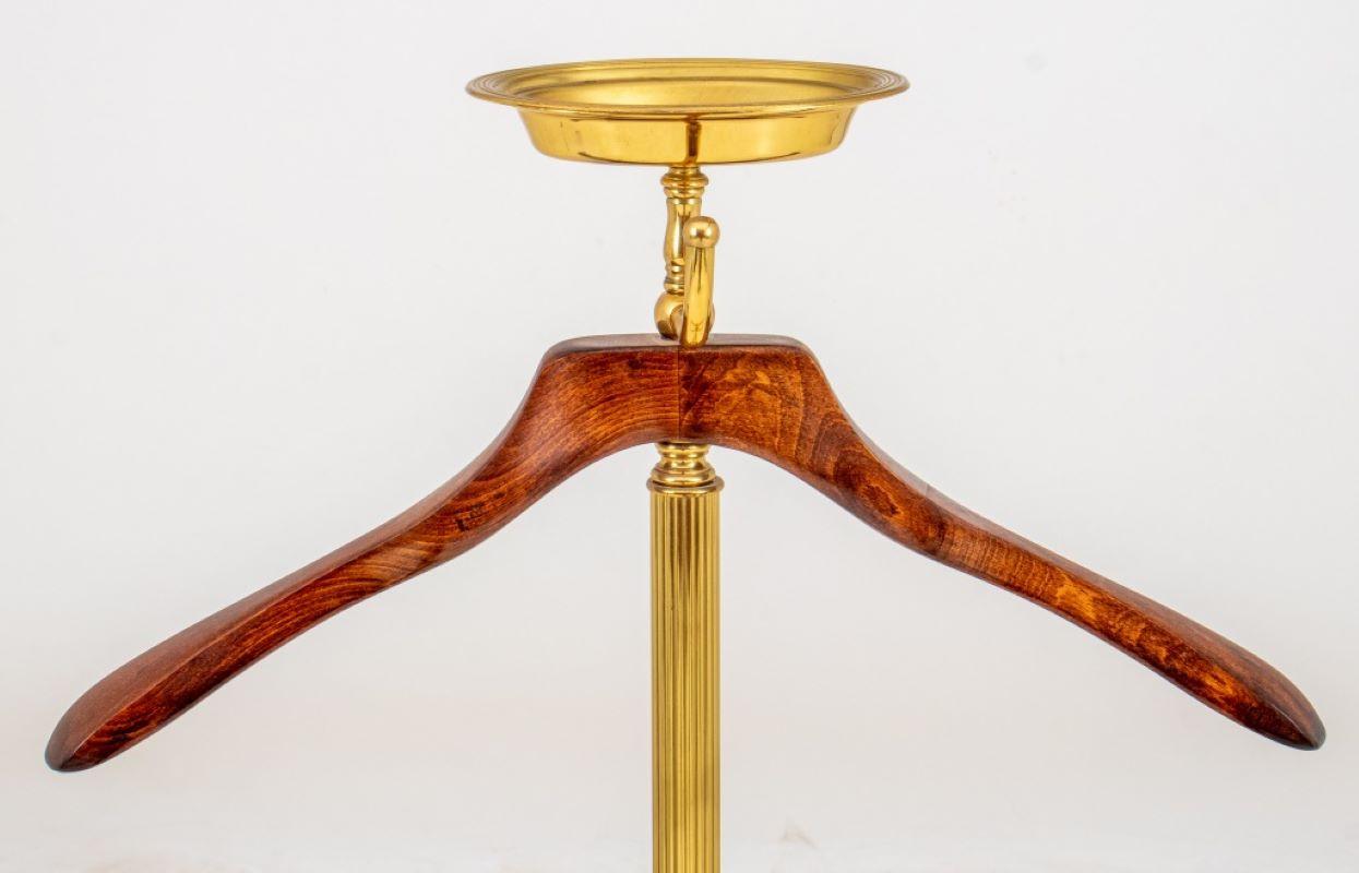 Edwardian Style Mens' Brass Valet Stand 1