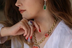 Edwardian Style Natural Jade Jadeite Diamond Drop Earrings