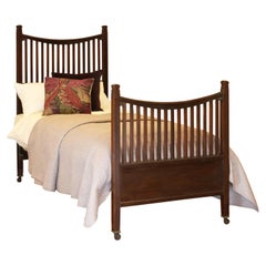 Edwardian Style Single Mahogany Antique Bed WS15