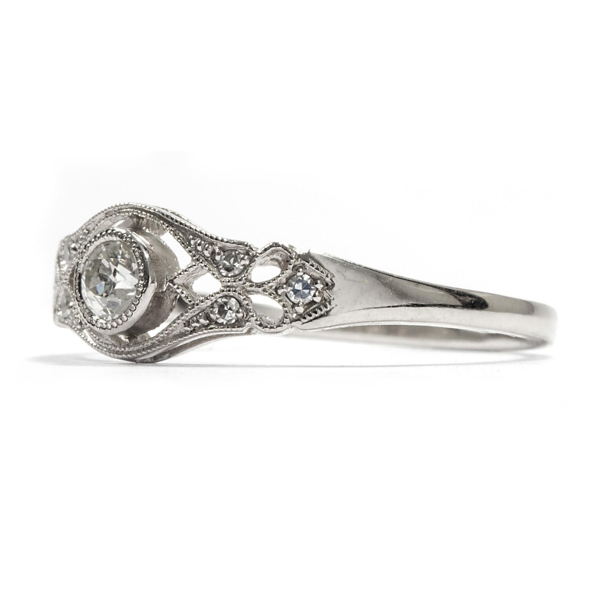 edwardian filigree ring