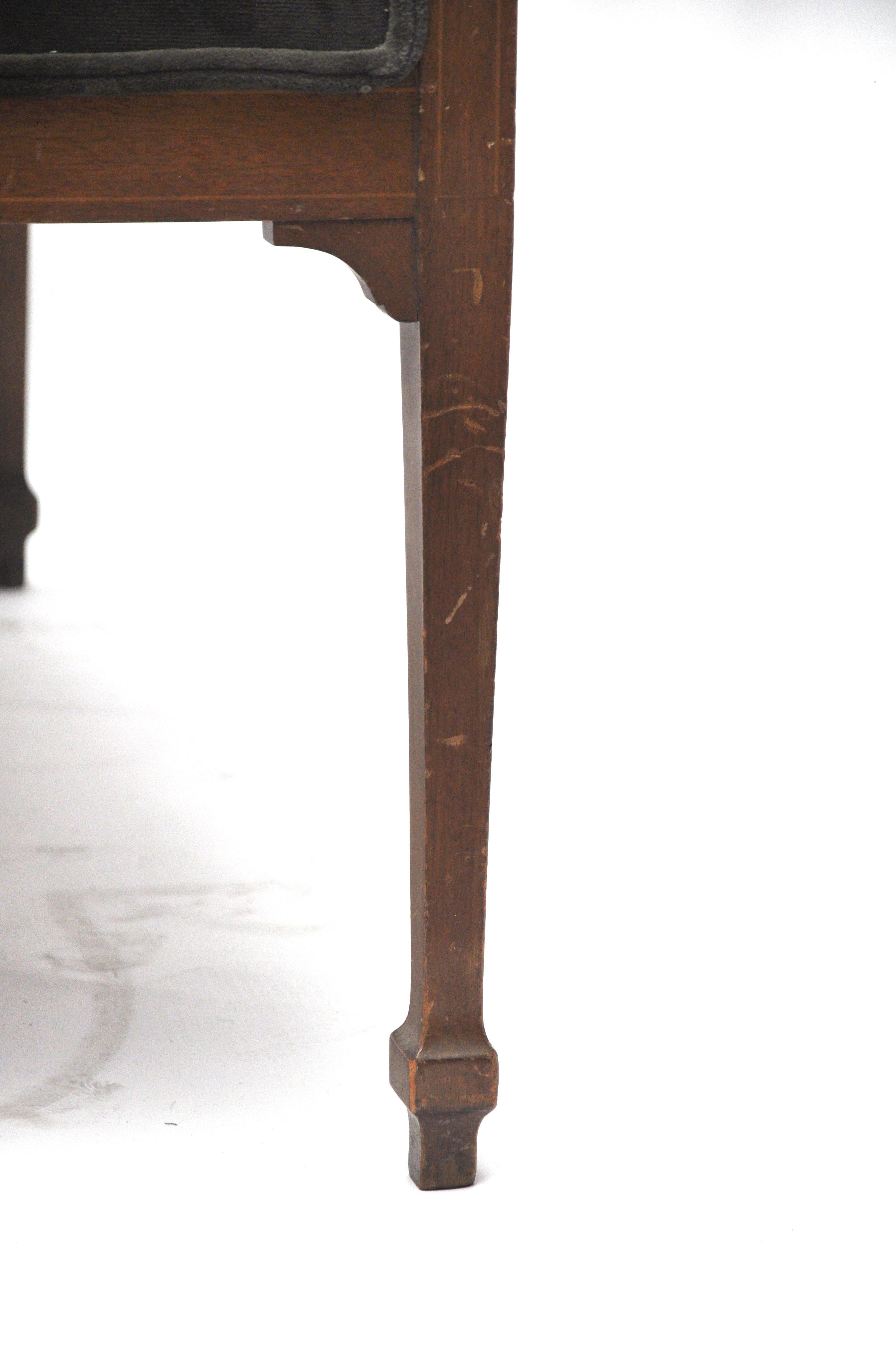 Upholstery Edwardian Style Upholstered Bench
