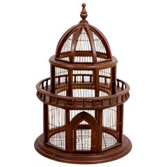 Edwardian Style Wood Birdcage