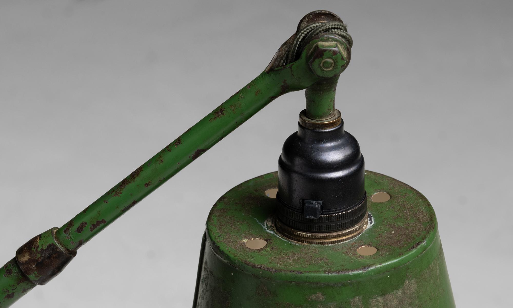 Edwardian Task Lamp by Dugdills, England circa 1900 In Good Condition For Sale In Culver City, CA