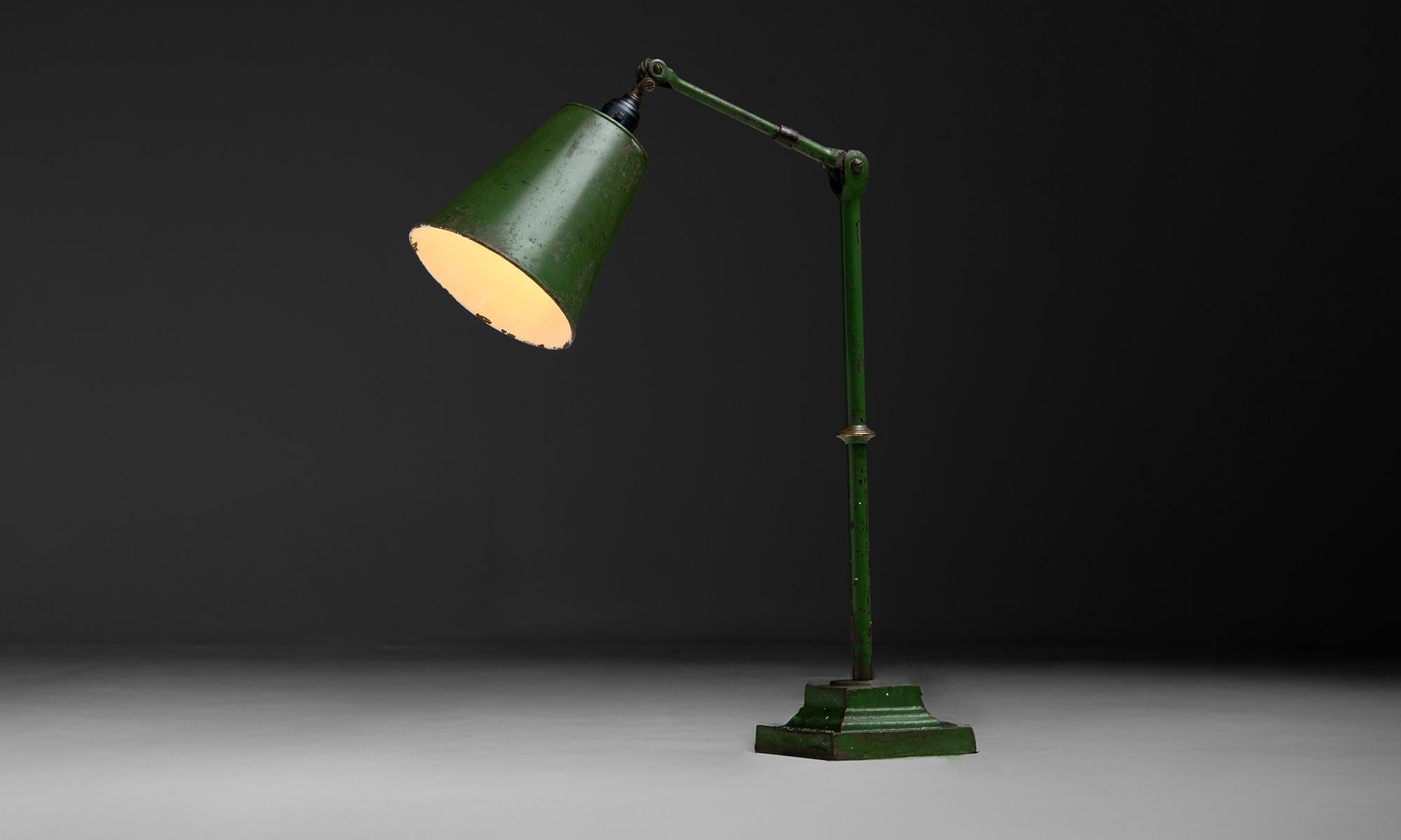 Edwardian Task Lamp by Dugdills, England circa 1900 For Sale 2
