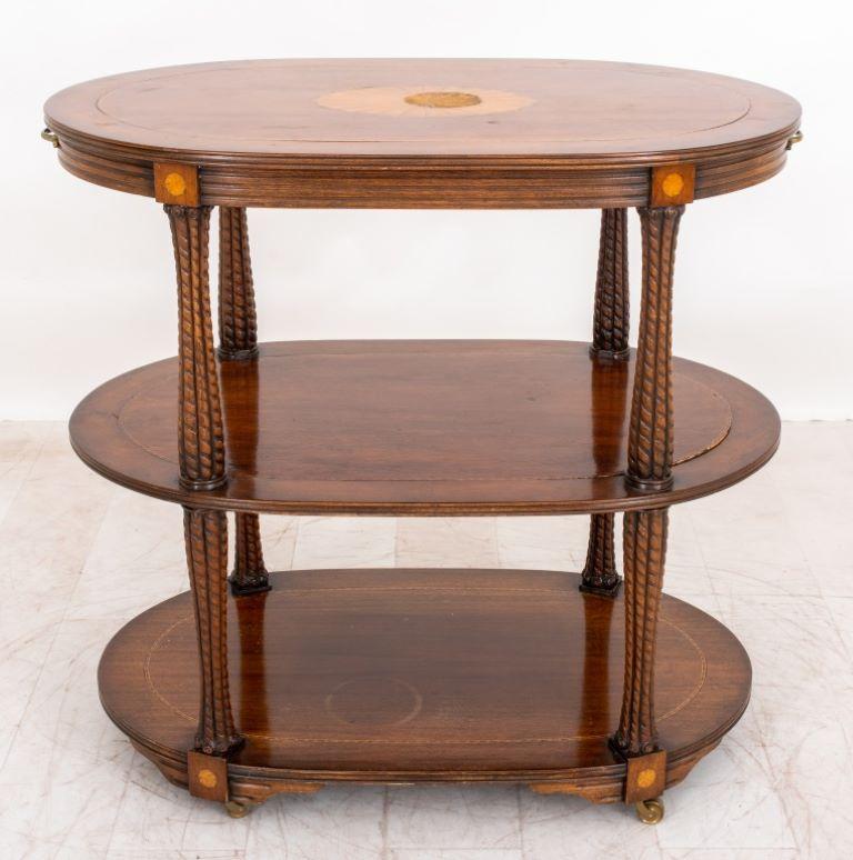 Edwardian Tiered Tea or Bar Table, ca. 1900 In Good Condition In New York, NY