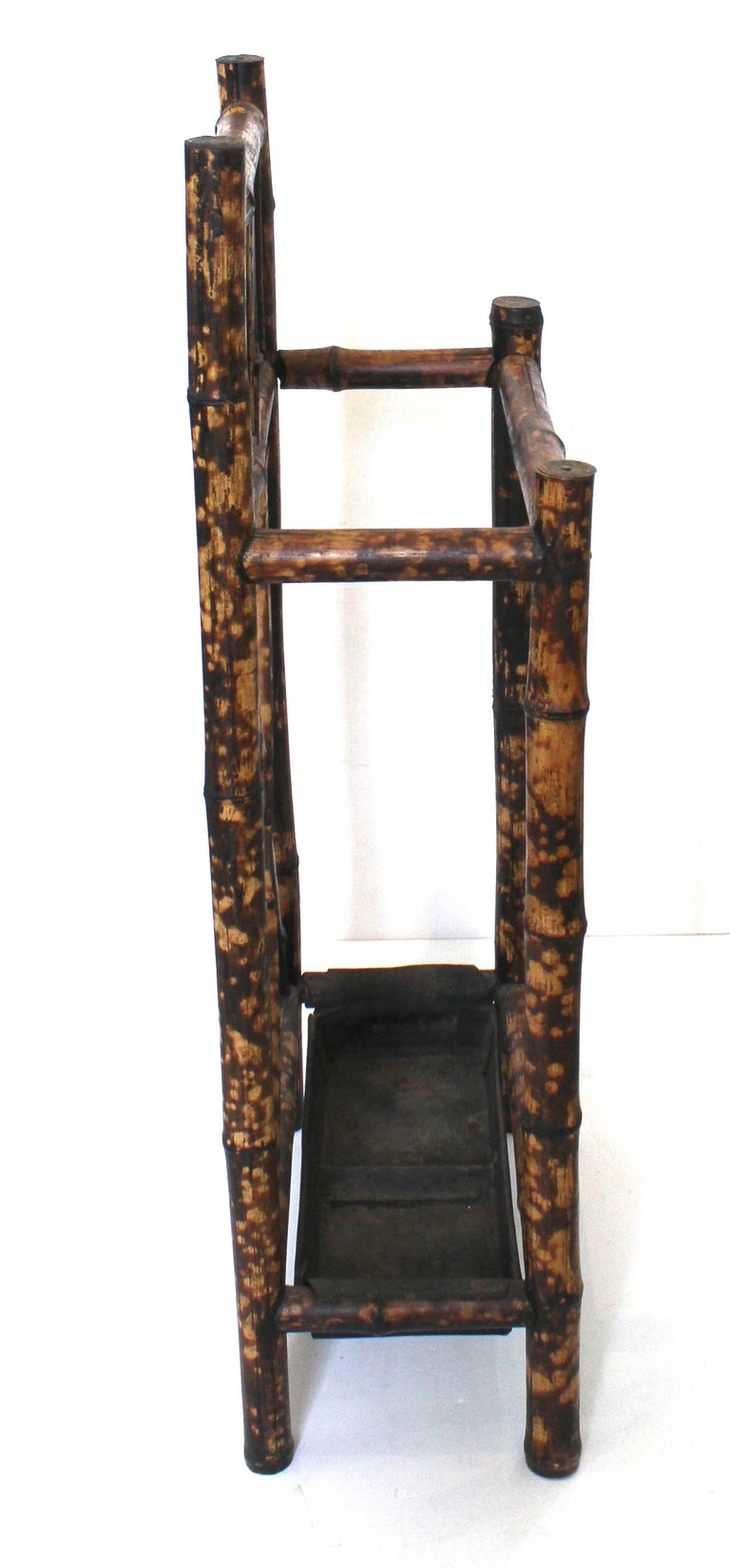 Edwardian Tortoise Bamboo Umbrella Stand For Sale at 1stDibs