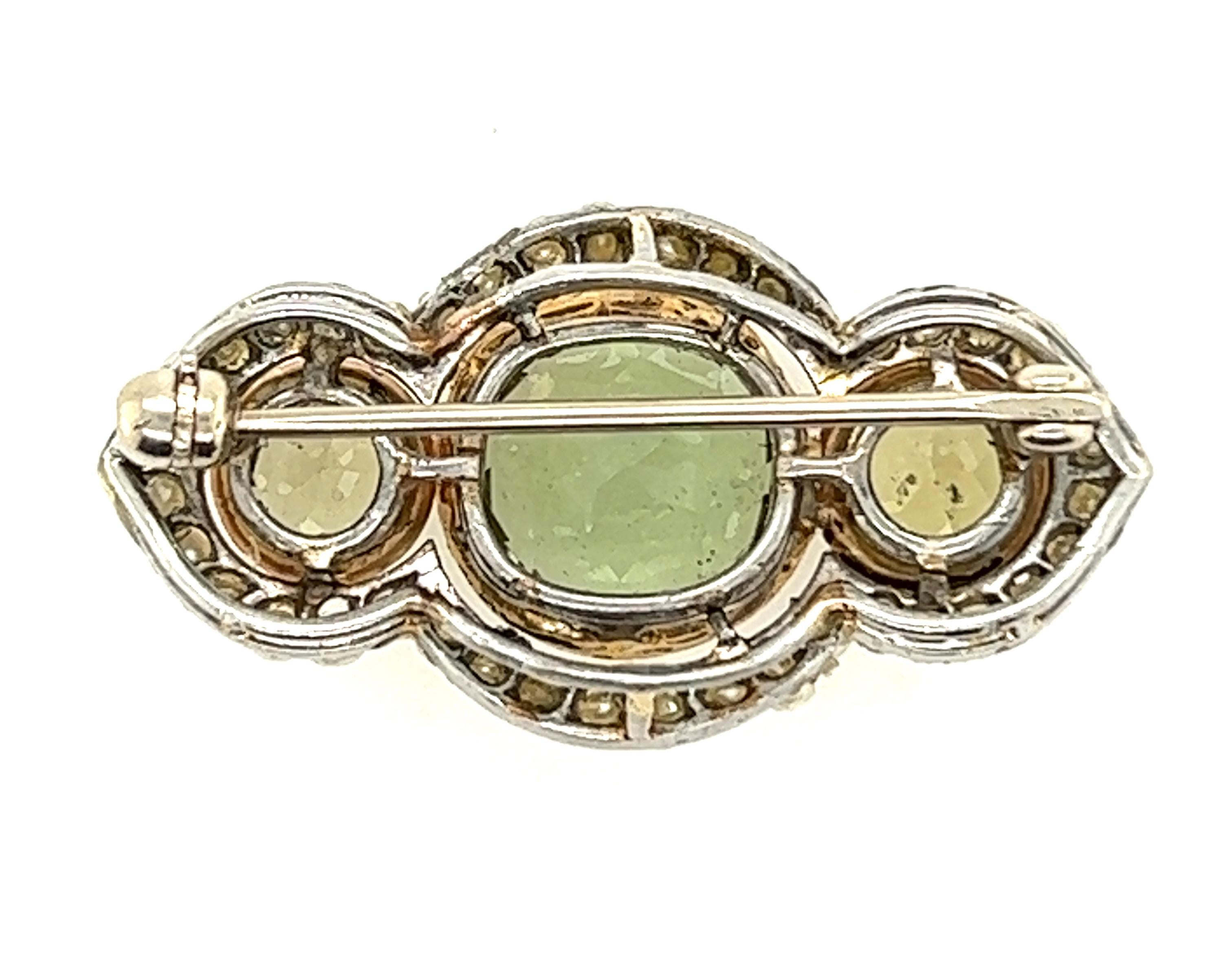 Antiker edwardianischer Turmalin-Perlen-Anhänger GIA 4,25ct Original 1910-1920 (Rundschliff) im Angebot