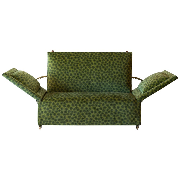 Edwardian Velvet Knole Sofa, England, circa 1910 at 1stDibs