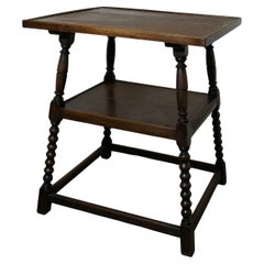 Edwardian Walnut 2 Tier Occasional Table  This useful little table has two tiers