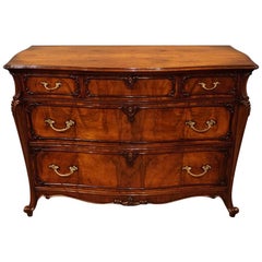 Edwardian Walnut Commode Chest