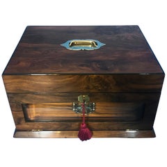 Edwardian Walnut Jewellery Box