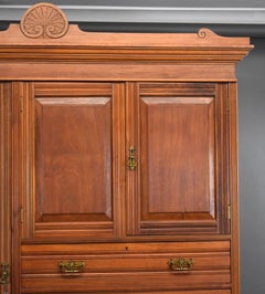 Edwardian Walnut Wardrobe