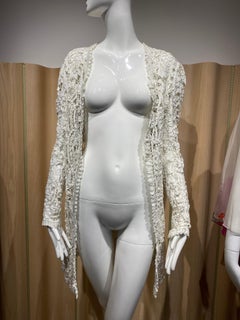 Edwardian White Lace Jacket Cardigan