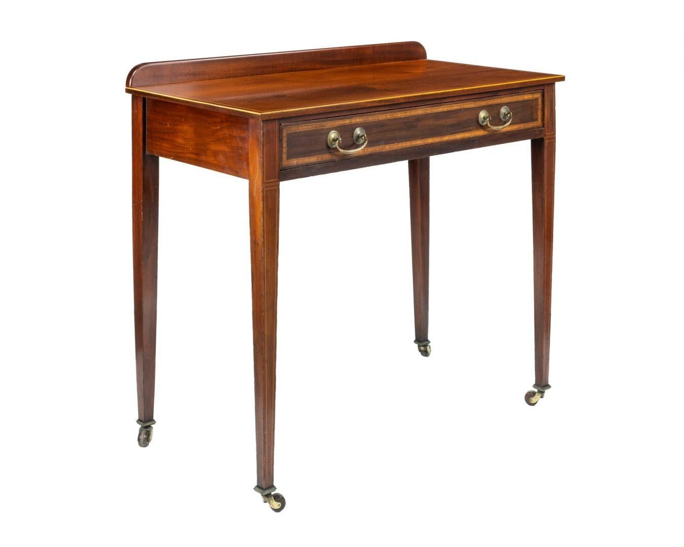 Edwardian Writing or Side Table by Maple and Co. In Good Condition In Northwich, GB