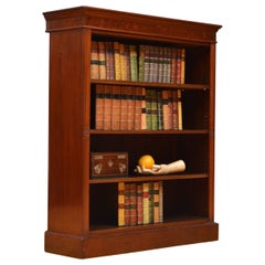 Librería abierta de caoba Edwards and Roberts