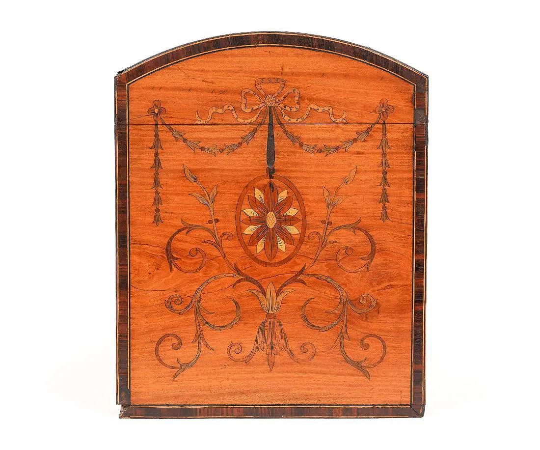 Late 19th Century Edwards and Roberts Satinwood Box For Sale
