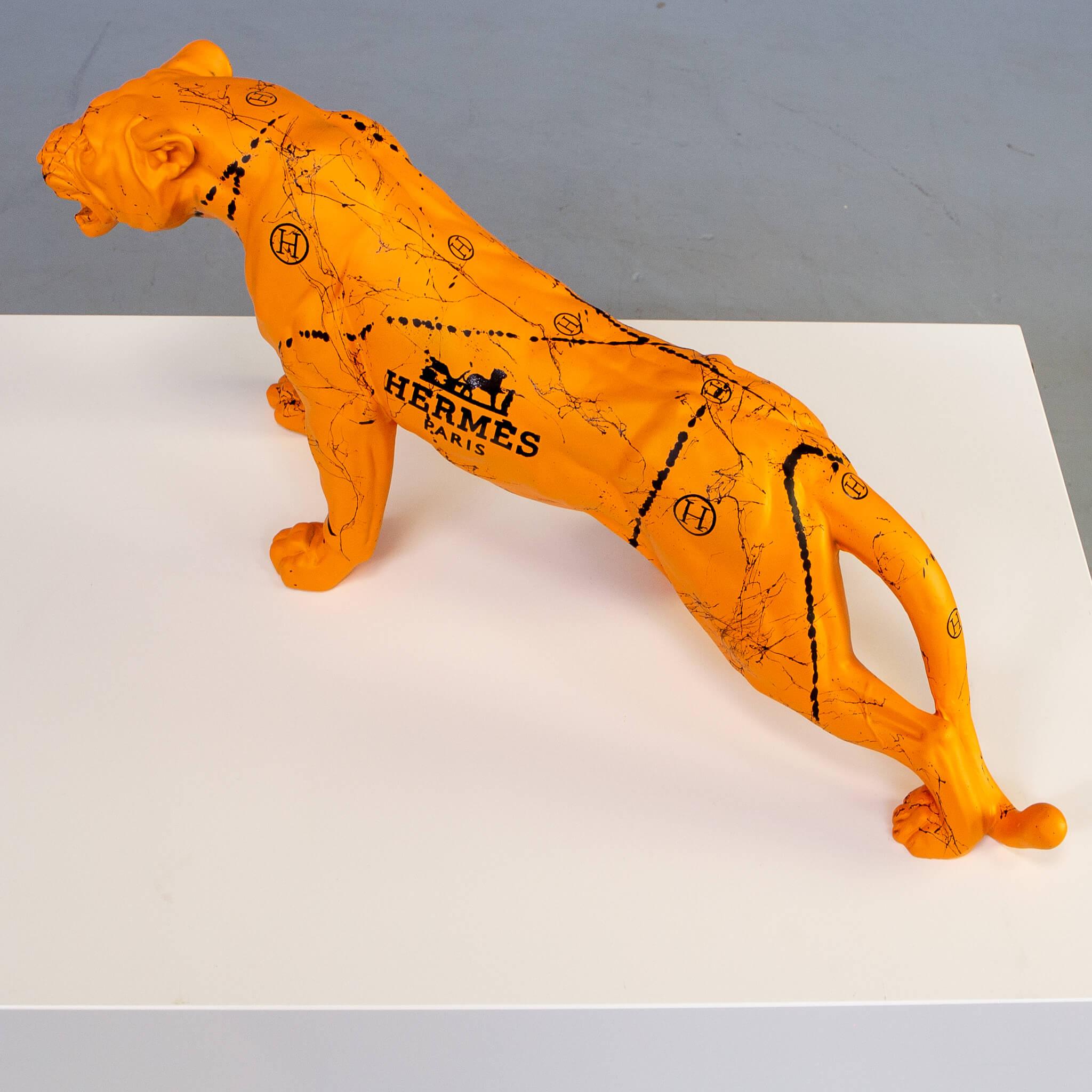 Contemporary Edwart “Hermés Feline 8/10′ Panther for Hermes For Sale