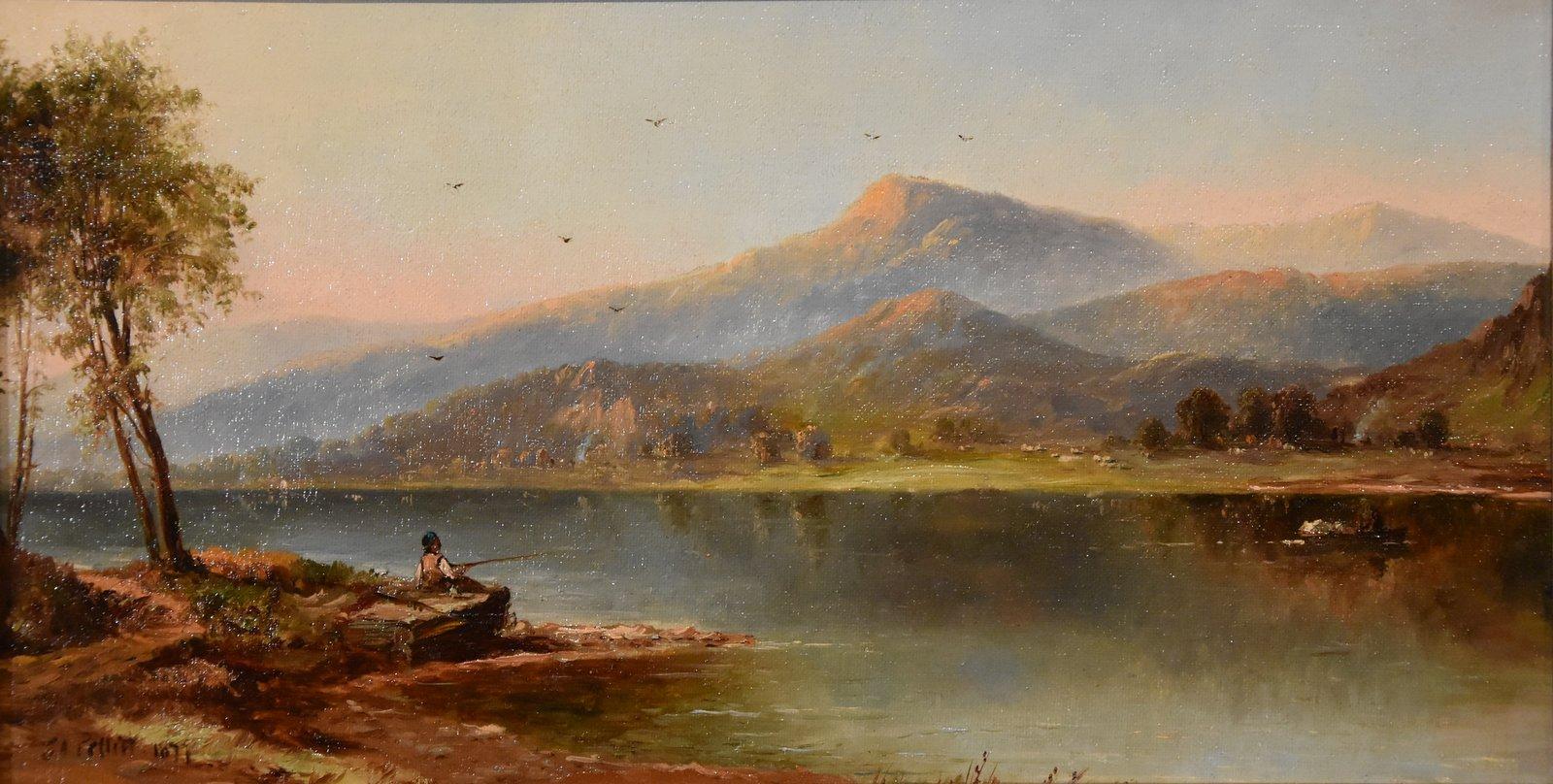 Oil Painting Pair by Edwin Alfred Pettitt 