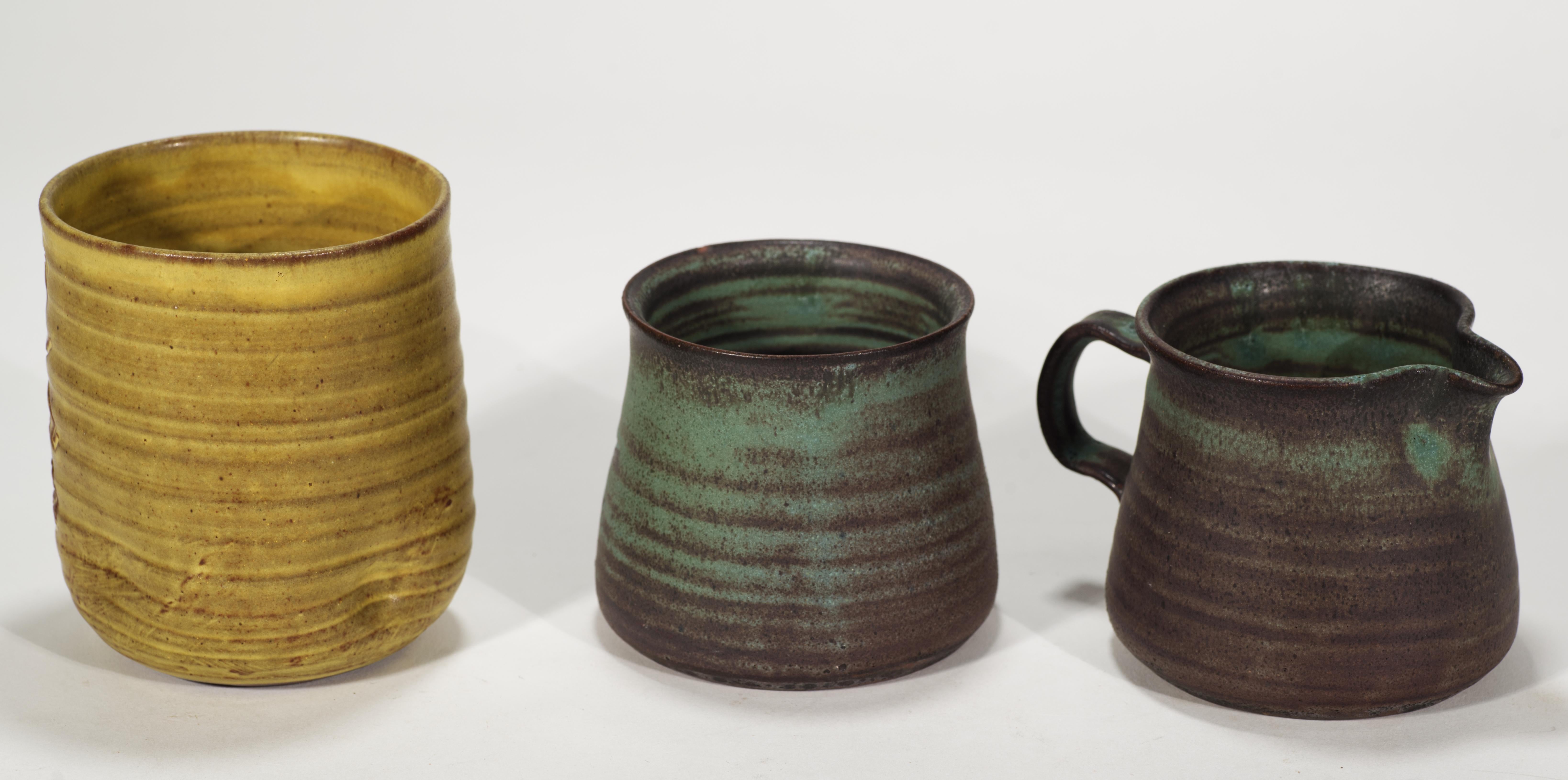 Giamaicano Set di 3 vasi in ceramica di Edwin e Maribel Todd, Giamaica 1969 in vendita