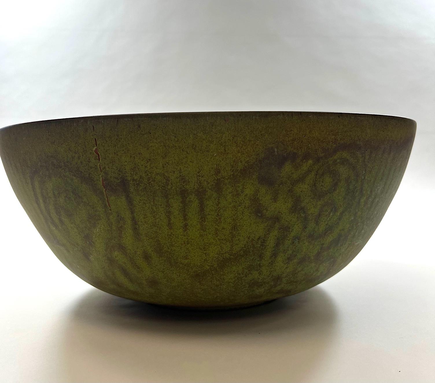 Edwin and Mary Scheier Bowl In Good Condition For Sale In West Palm Beach, FL