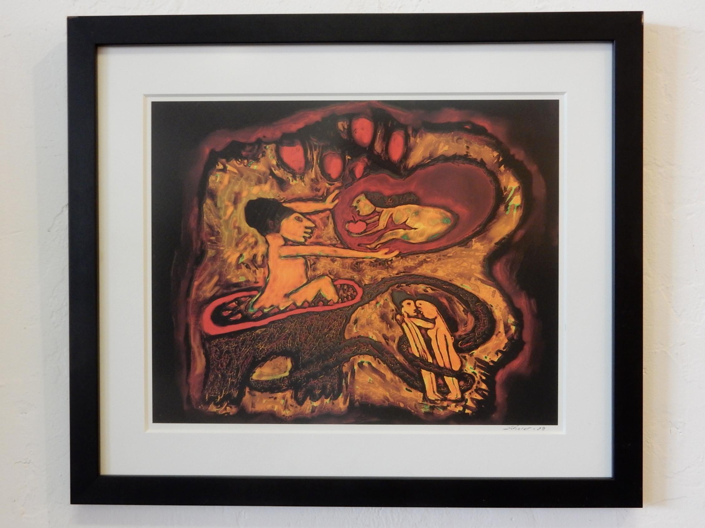 XXI secolo e contemporaneo Quadri originali di Edwin and Mary Scheier, set di 4 dipinti