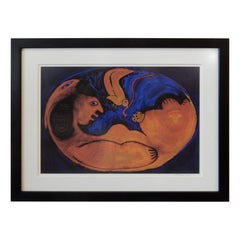 Quadri originali di Edwin and Mary Scheier, set di 4 dipinti