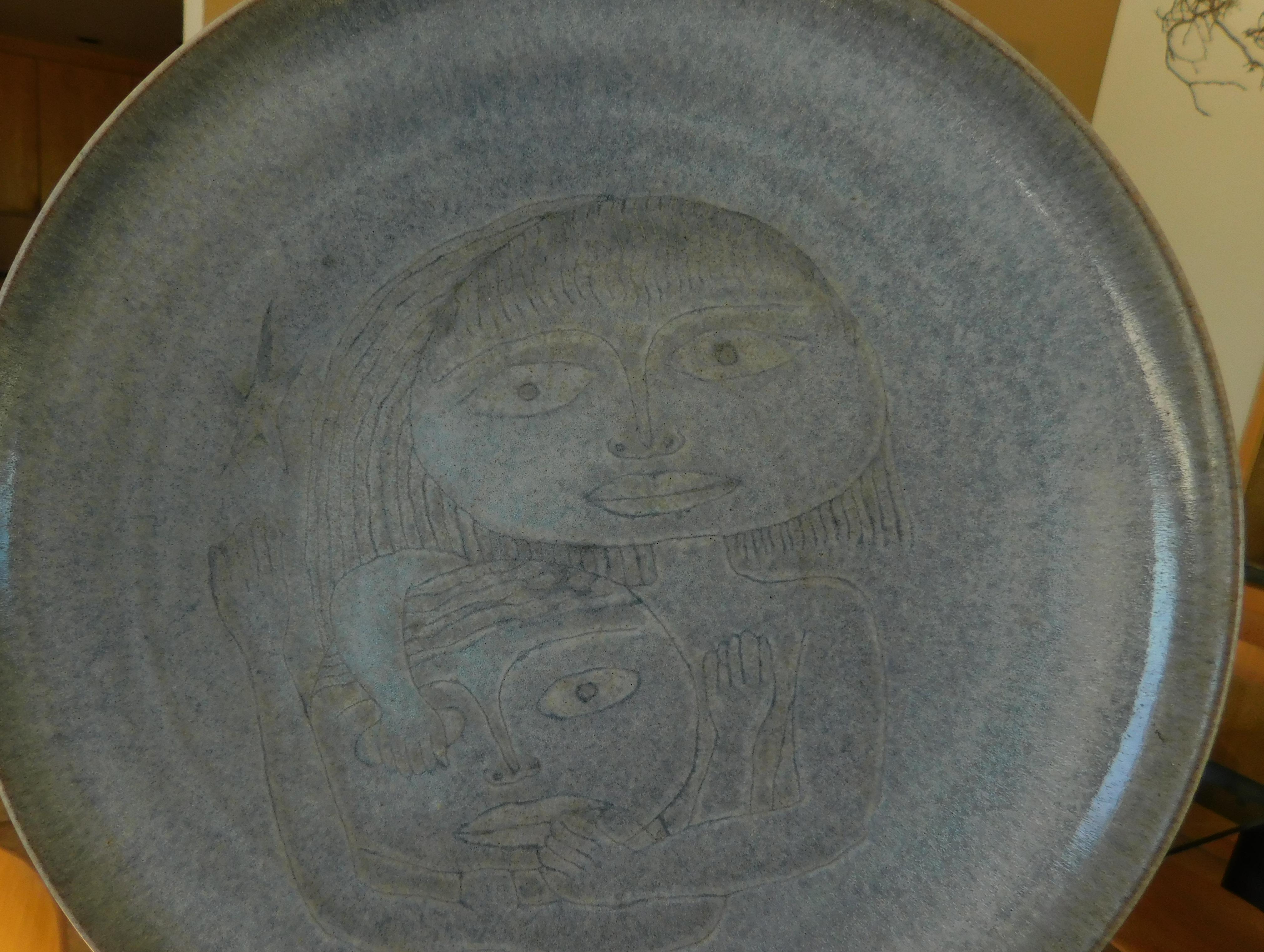 Edwin and Mary Scheier, caricatore decorato in studio Pottery in vendita 1