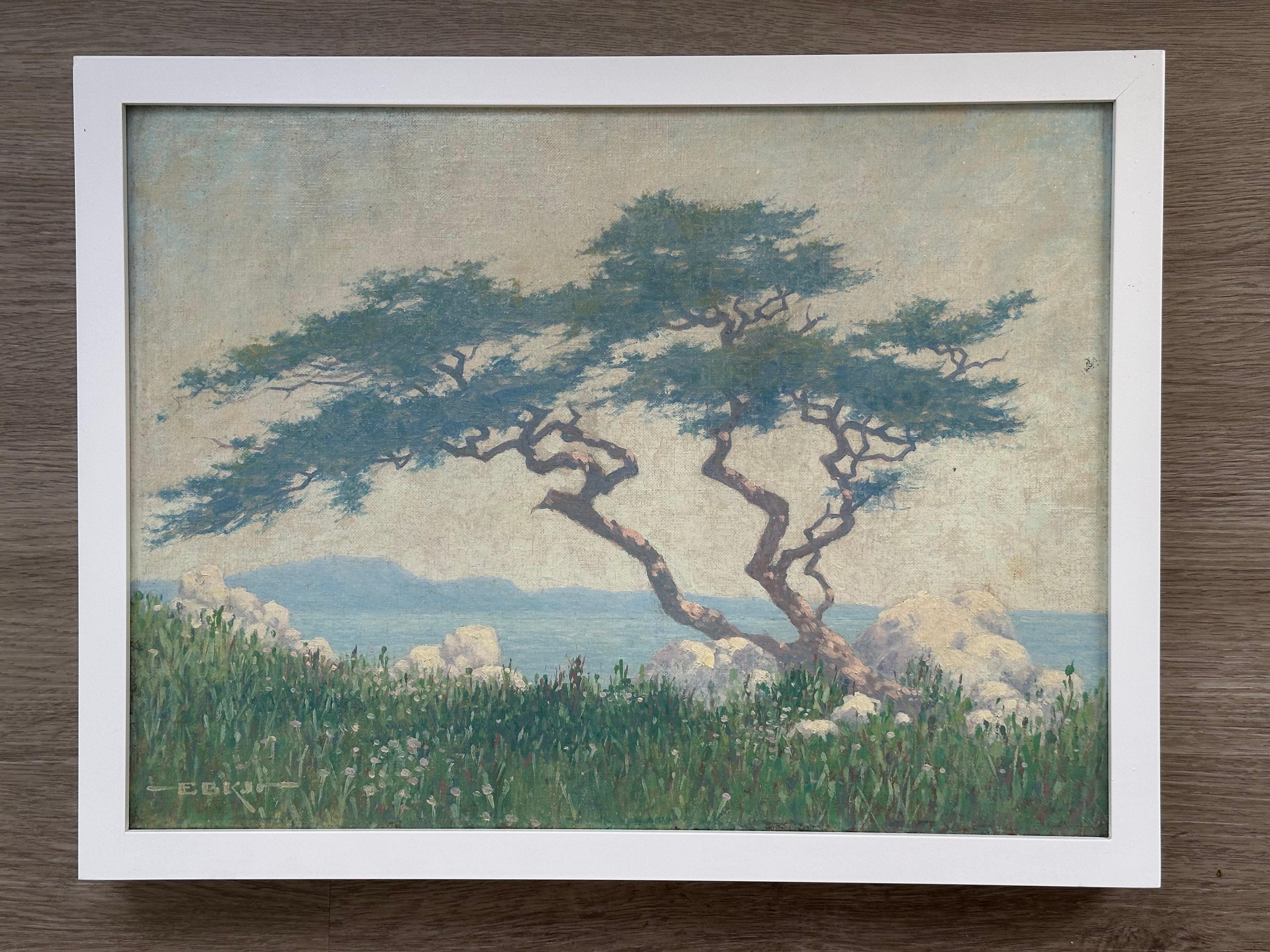 Cipresso della baia di Monterey Paesaggio impressionista della California