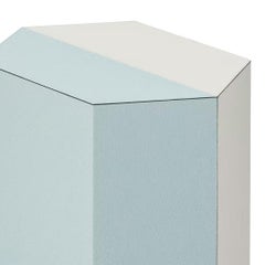 Edwin Bluesky White Stool