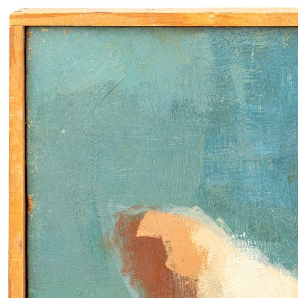 Reclining Female Nude - Painting Moderno di Edwin Brent