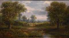 Oil Painting by Edwin Buttery "The Path between the Villages"