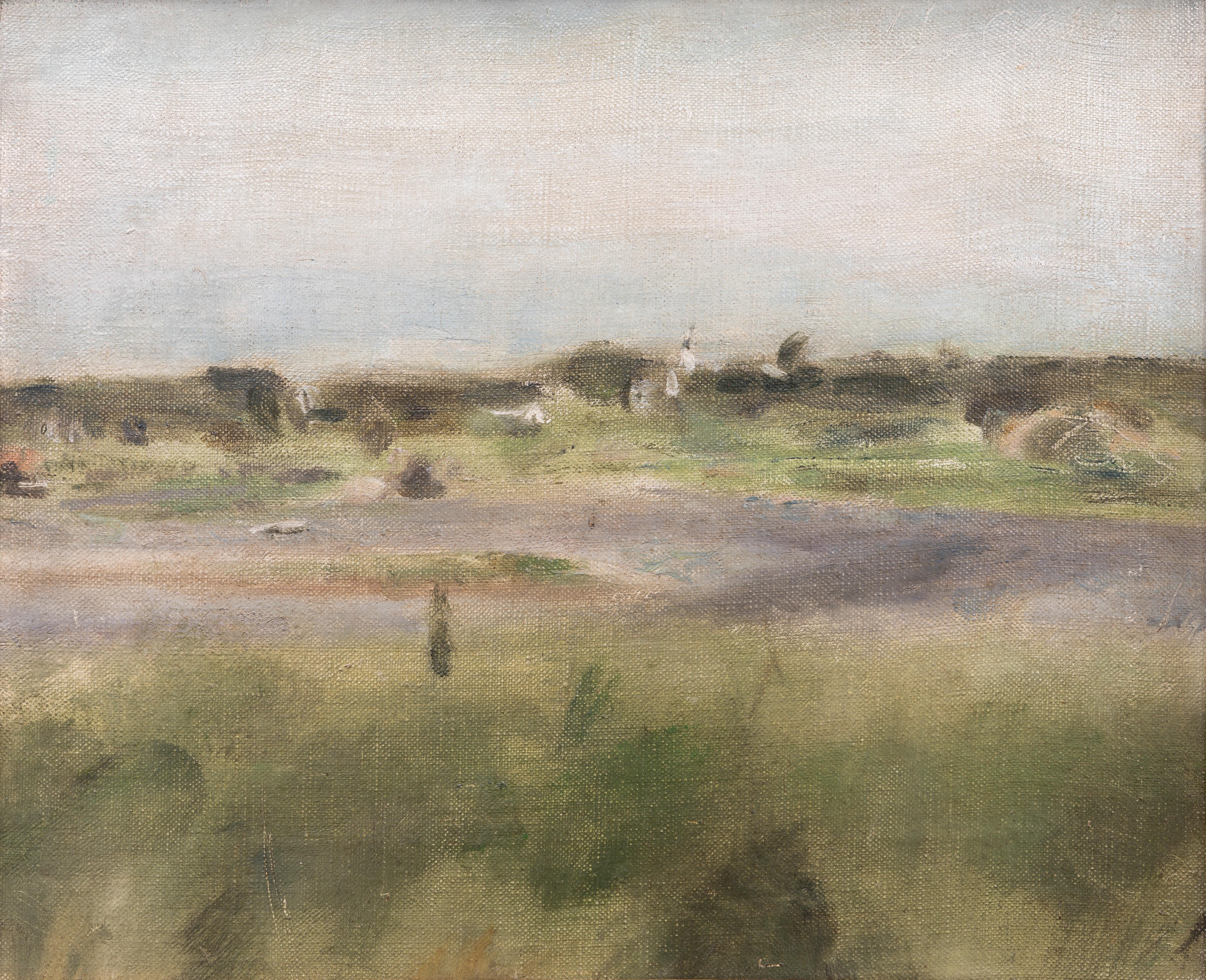 Landscape Painting Edwin Dickinson - Vue de Wellfleet, Massachusetts