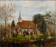 Edwin F. Try - 1958 Oil, Wedding Day