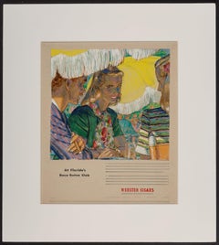 Zigarren von Webster im Boca Raton Club in Florida, Studie zur Werbung