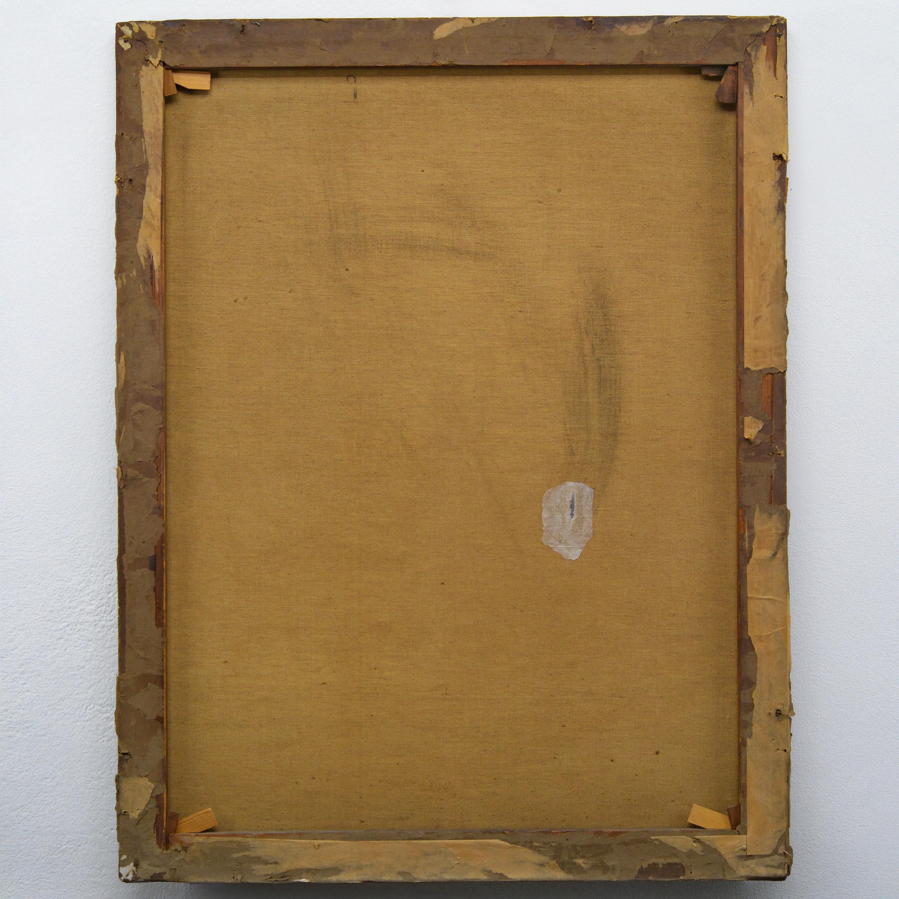 Peinture à l'huile de paysage marin britannique du 19e siècle représentant des pêcheurs naviguant par mer agitée en vente 4