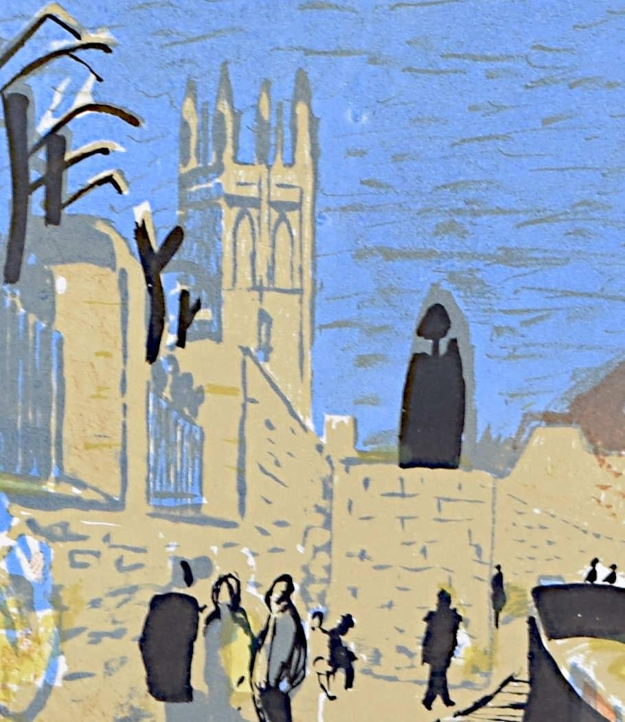 Christ Church's Meadows, Oxford litografia di Edwin La Dell in vendita 3