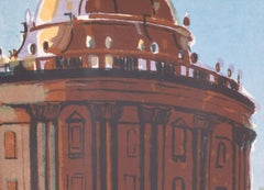 The Radcliffe Camera, Oxford lithographie d'Edwin La Dell