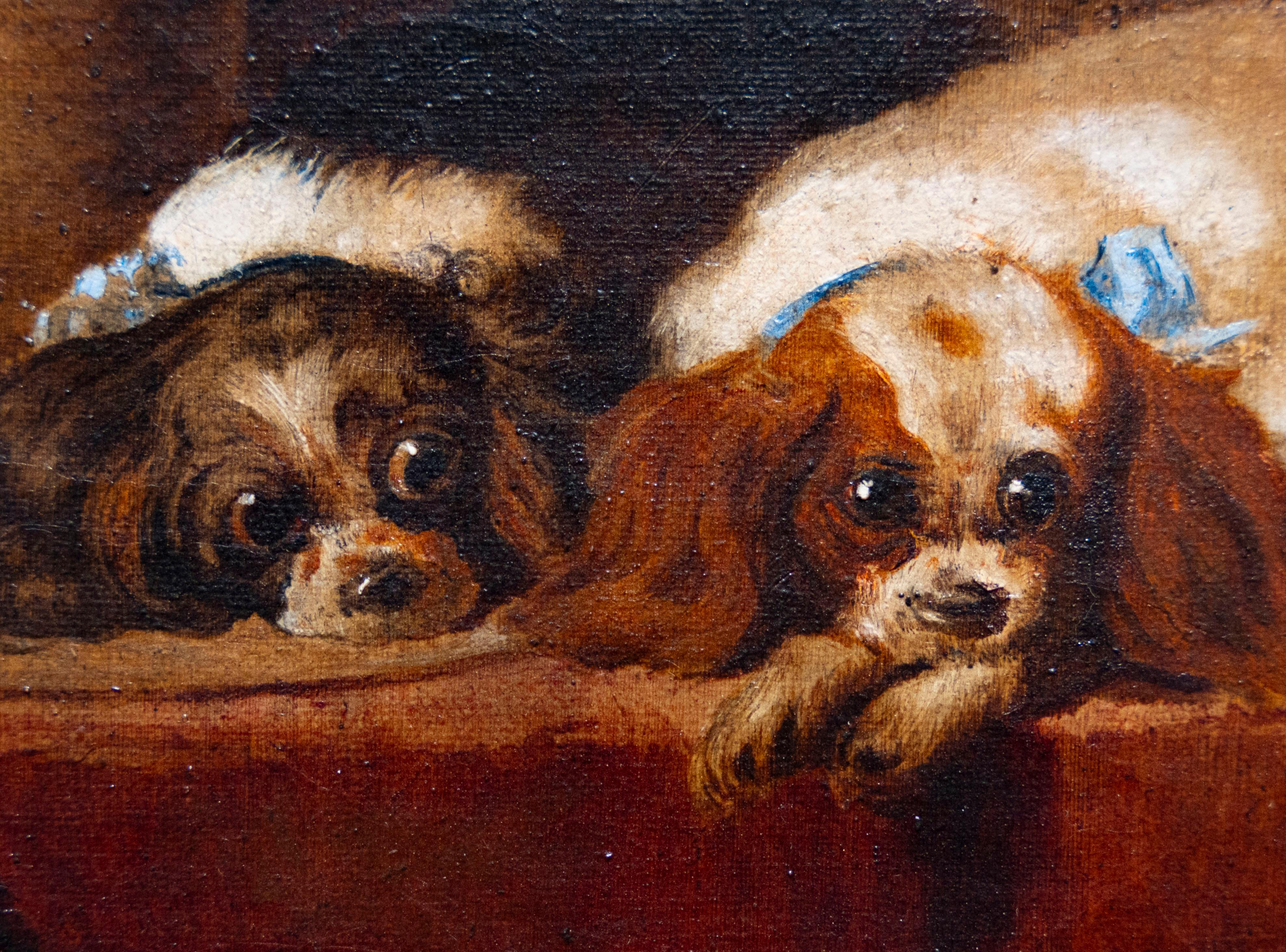 King Charles Spaniels, die Haustiere der Kavaliere, Nach Sir Edwin Landseer (1802-1873) im Angebot 1