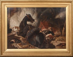 Antique Napoleonic Wars Cuirassier Horse, 19th Century 