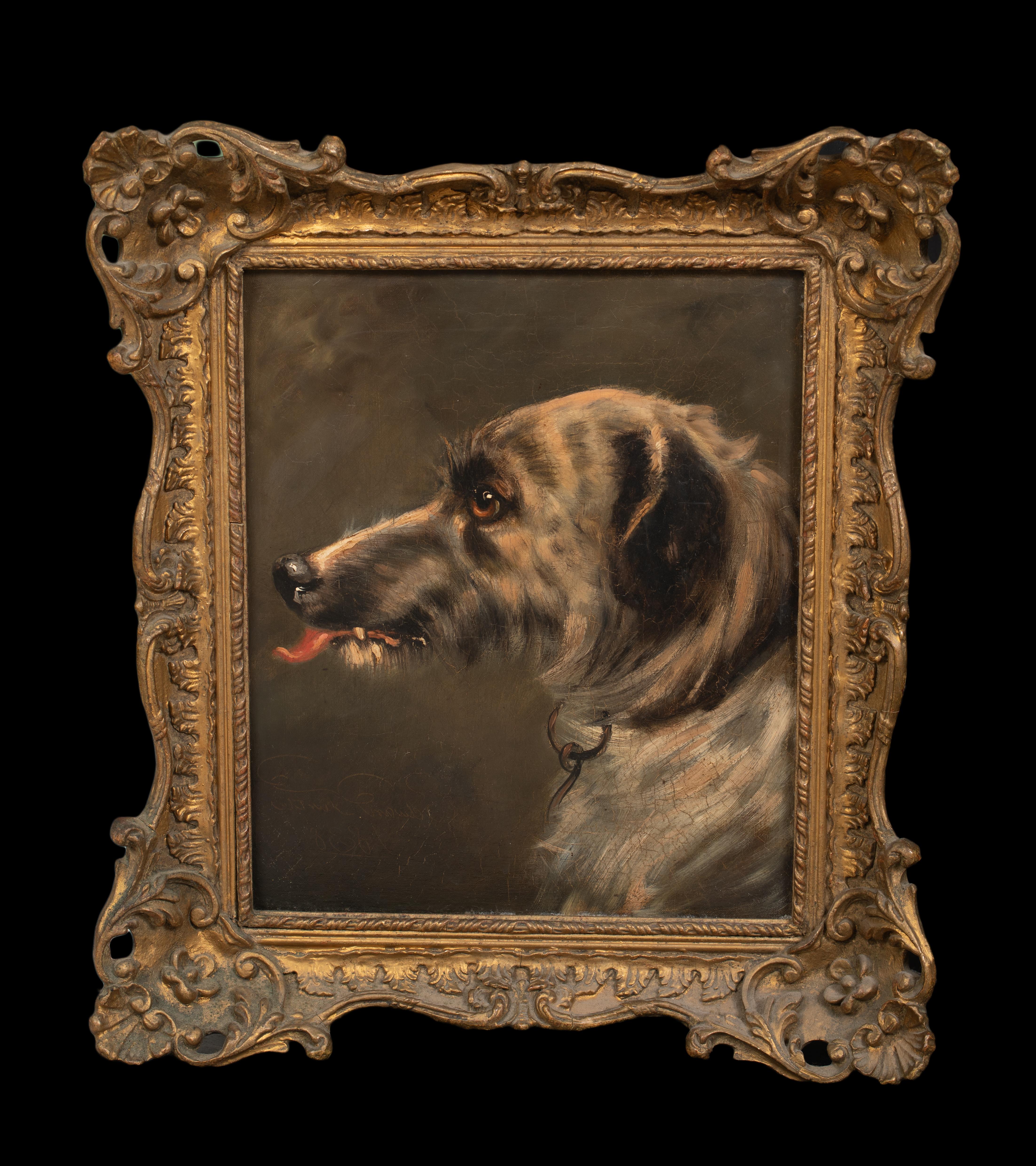 Ritratto di sbandato, XIX secolo  Cerchio di Sir Edwin Henry Landseer - Painting di Sir Edwin Landseer