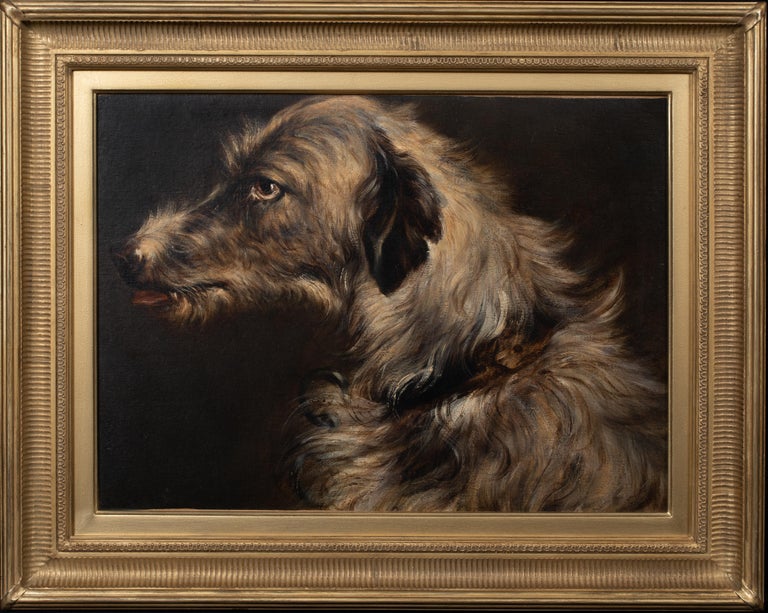 Sir Edwin Landseer Portrait Painting - Portrait of An Irish Wolfhound, 19th century
