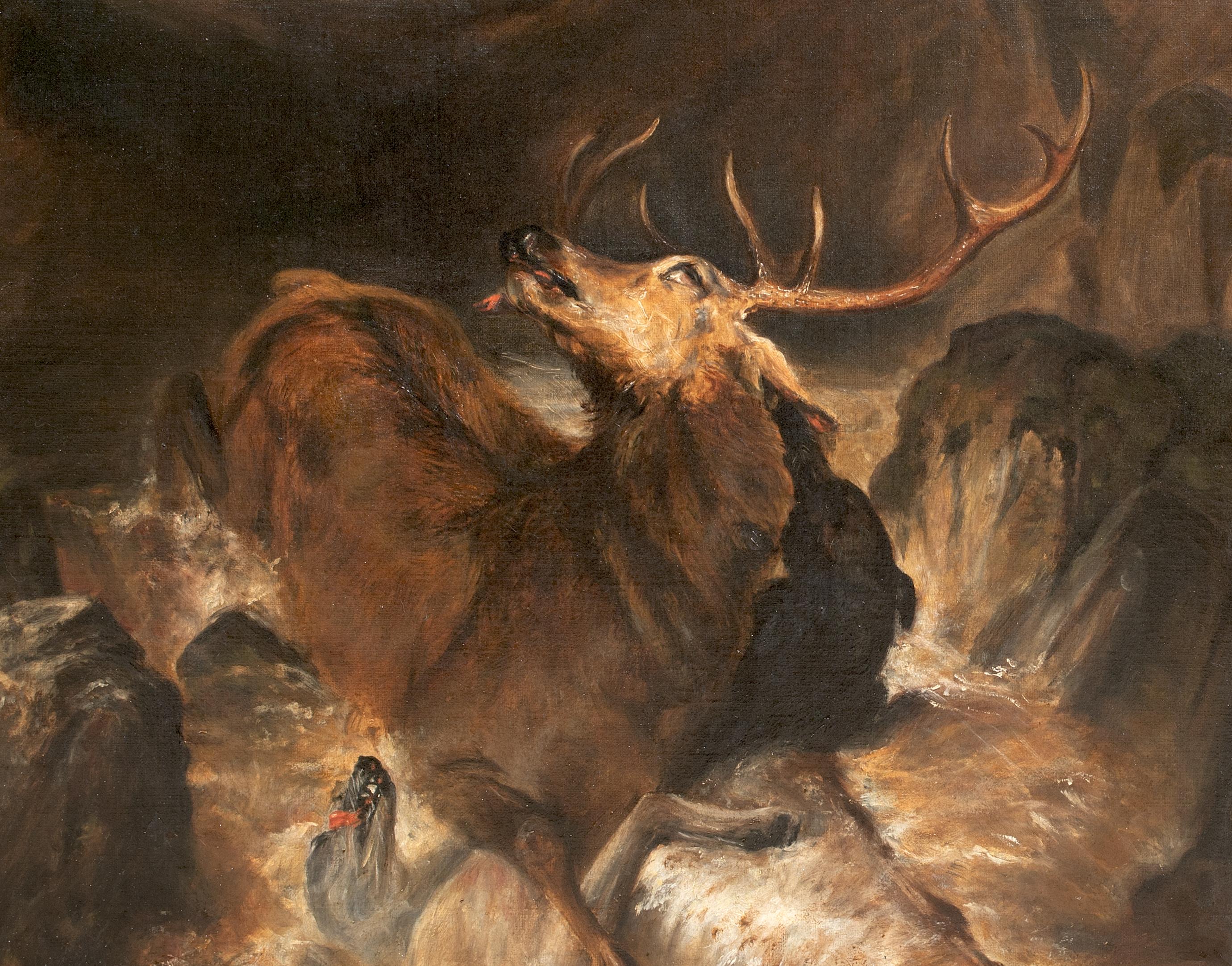 Stag Hunting Scene, 19th Century  after Sir Edwin Henry Landseer (1802-1873) 6